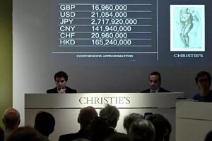 Subastaron un dibujo de Miguel Ángel en 24 millones de dólares (Fuente: AFP)