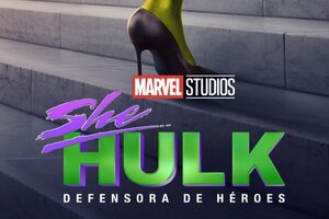 Poster oficial de "She-Hulk:Defensora de Héroes", la nueva serie del "universo verde"que llegará en agosto a la plataforma de Disney. (Foto: Marvel) 