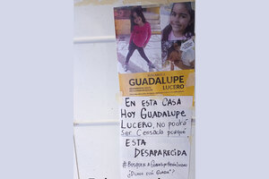 "En esta casa hoy Guadalupe Lucero no podrá ser censada" (Fuente: Télam)