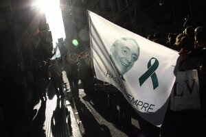 El recuerdo por la muerte de Néstor Kirchner durante el ceso de 2010 (Fuente: Leandro Teysseire)