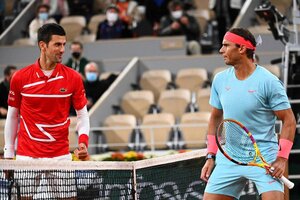 Nadal y Djokovic podrían verse las caras en cuartos de Roland Garros (Fuente: AFP)