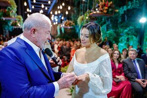 Lula dice que su boda abre una nueva etapa "de unión, esperanza y mucho amor" (Fuente: Ricardo Stuckert)