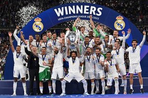 Real Madrid cumplió su destino histórico: ganó la Champions por 14ta. vez (Fuente: AFP)