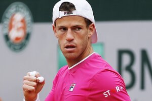 El Peque Schwartzman busca dar el golpe ante Djokovic en Roland Garros (Fuente: EFE)