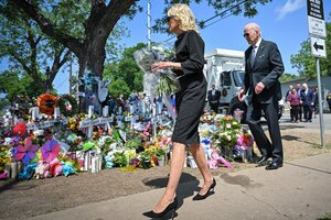 Masacre de Texas: Joe Biden estuvo en Uvalde con los familiares de las víctimas (Fuente: AFP)