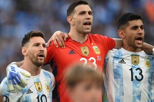 Selección Argentina: Emiliano Martínez y Paredes fueron desafectados (Fuente: EFE)