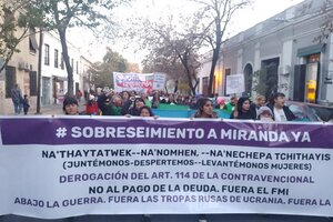 Salta: #NiUnaMenos de luto y lucha
