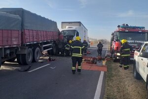 Impactante accidente en Santa Fe (Fuente: Twitter)