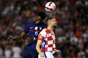 Liga de las Naciones: Croacia y Francia quedaron a mano y últimos (Fuente: AFP)