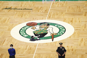 Finales de la NBA: el singular piso de la cancha donde Boston Celtics recibe a Golden State Warriors (Fuente: EFE)