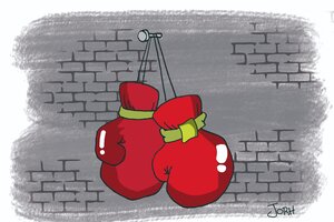 Lecciones de box en una terraza de Almagro: Los guantes de Laudonio