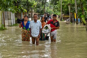 Lluvias torrenciales en India y Bangladés dejan al menos 59 muertos (Fuente: AFP)
