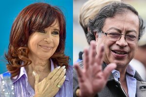 La emotiva comunicación de Cristina Kirchner con Gustavo Petro