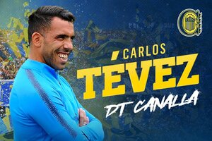 Rosario Central le dio la bienvenida a Carlos Tevez como nuevo DT: "Sos pueblo"