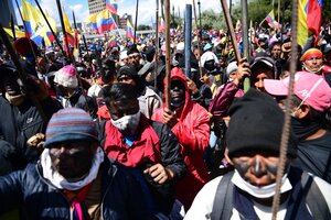 Ecuador: "Fuera Lasso, Fuera", el grito que retumba en las calles  (Fuente: AFP)