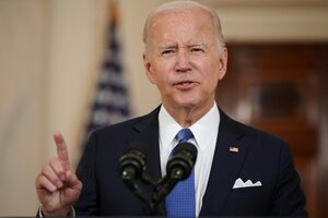 Tras la decisión judicial, Biden criticó el fallo en un discurso televisado. (Fuente: AFP)