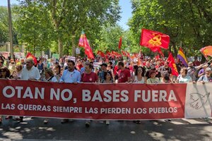 España: miles de personas se movilizan contra la cumbre de la OTAN en Madrid