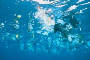 Los desechos plásticos en el Pacífico ocupan tres veces la superficie de Francia (Fuente: AFP)