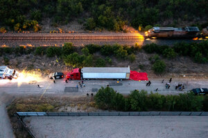 Texas: son 50 los migrantes muertos dentro de un camión abandonado (Fuente: AFP)