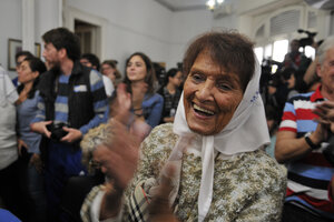 Taty Almeida cumple 92 años: "Deseo que estemos unidos con los hechos, no sólo con las intenciones" (Fuente: Sandra Cartasso)