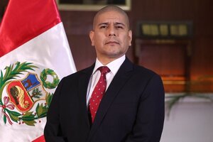 Senmache había asumido su cargo el 22 de mayo pasado en reemplazo de Alfonso Chávarry. Foto: Presidencia Perú.