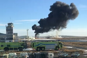 Tierra del Fuego: un avión sanitario se estrelló en el aeropuerto de Río Grande