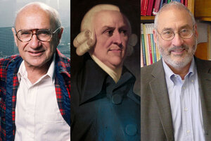 Milton Friedman, Adam Smith y Joseph Stiglitz, los más mencionados.