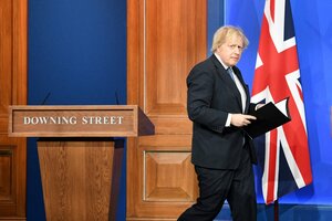 Boris Johnson presentó su renuncia (Fuente: AFP)