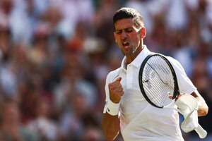 Wimbledon: Djokovic se puso la gorra, le ganó a Norrie y al público y avanzó a la final