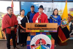 Ecuador | La Conaie rechaza las declaraciones de Guillermo Lasso sobre financiamiento del paro nacional y las tilda de "absurdas"
