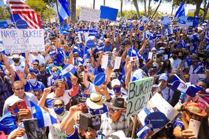 El Salvador | Nayib Bukele agradeció a los manifestantes que pidieron su reelección desde Estados Unidos