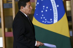 Brasil | Vicepresidente Hamilton Mourão dice que las Fuerzas Armadas no respetan a Lula, pero lo saludarán si es elegido presidente