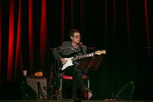 Fernando Cabrera se reencontró con el público argentino en el Teatro Astros (Fuente: Gentileza Ana Gilardone)