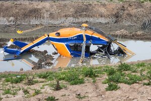 Cayó un helicóptero en Don Torcuato con cinco personas a bordo 