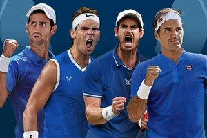 Laver Cup: Nadal, Djokovic, Federer y Murray en el mismo equipo (Fuente: Twitter)
