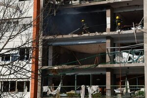 Montevideo: explotó un edificio y hay al menos 8 heridos