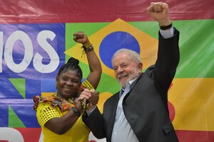 El encuentro entre Lula y Francia Márquez despierta sonrisas en Sudamérica (Fuente: AFP)