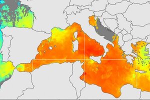 Una ola de calor marina eleva la temperatura del Mediterráneo y podría potenciar las tormentas