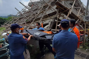 Suben a 10 los muertos tras el sismo en Filipinas (Fuente: AFP)
