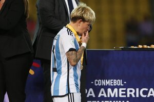 El llanto y la emoción de la goleadora del seleccionado femenino Yamila Rodríguez: "Estamos en un Mundial, no lo puedo creer"