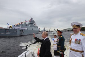 Vladimir Putin anunció una nueva doctrina naval en medio de la guerra en Ucrania (Fuente: AFP)