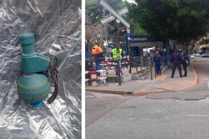 Encontraron una granada a metros de la estación Acassuso 