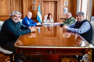 Cristina Kirchner se reunió con Pablo Moyano