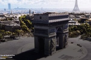 El Arco de Triunfo de París, en Francia, uno de los monumentos destacados de la nueva funcionalidad de Google Maps.