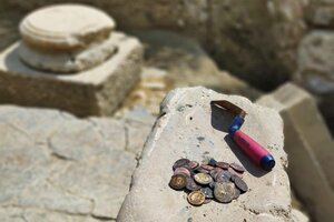 Hallaron un tesoro con miles de monedas romanas en unas termas de Italia (Fuente: EFE)