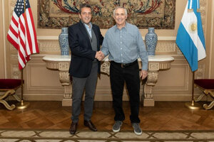 Sergio Massa se reunió con el embajador de Estados Unidos, Marc Stanley