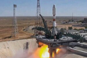 Rusia puso en órbita un satelite Iraní (Fuente: AFP)