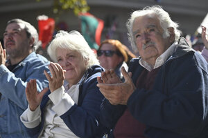 José Mujica junto a su esposa, la exvicepresidenta, Lucía Topolansky / Twitter MPP