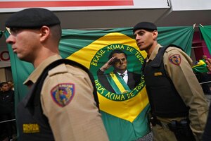 Crece la presencia de policías y militares en las listas para las elecciones de Brasil (Fuente: AFP)