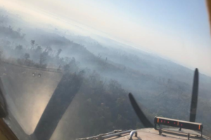 Incendio descontrolado en Colonia Santa Rosa